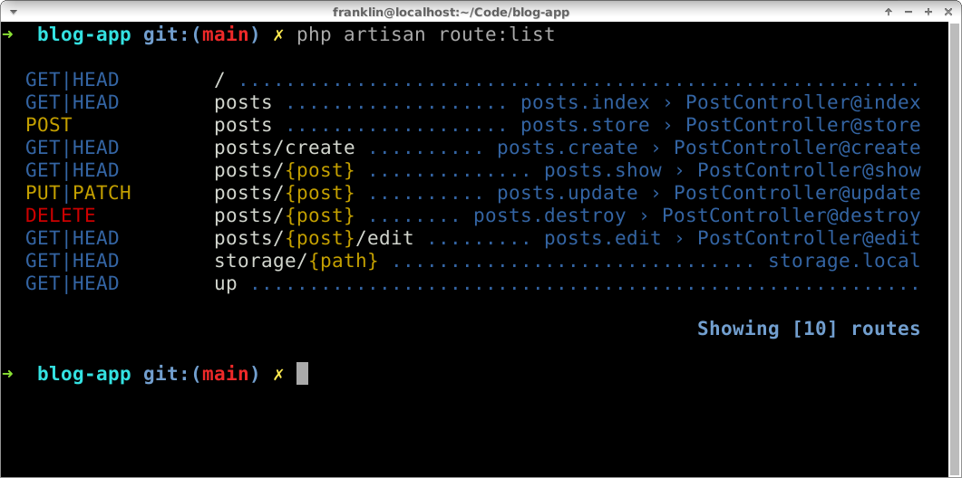 artisan route list.png