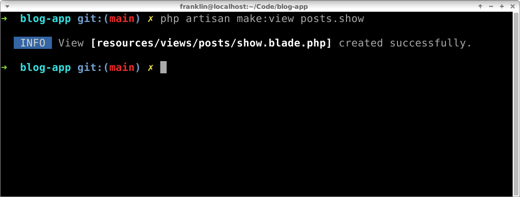 artisan make view posts show.png