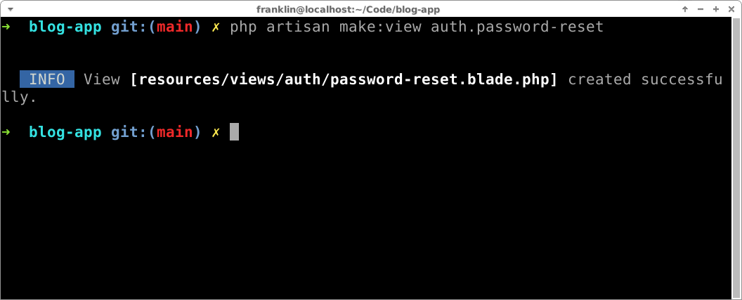 php artisan make view auth password reset.png